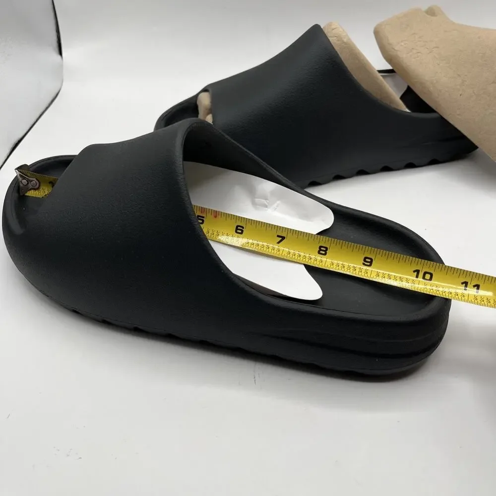 Yeezy YS-01 Slides size Men’s US 10 Black Color KNOW YOUR SIZE New With Bag